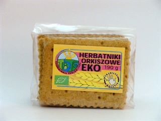 HERBATNIKI WEGASKIE ORKISZOWE BIO 190g-EKO TASTE